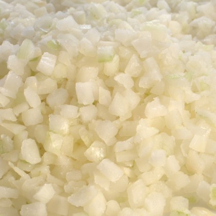 Onion, diced and deep-frozen
