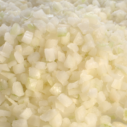 Onion, diced and deep-frozen