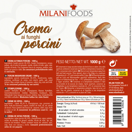 Crema ai funghi porcini