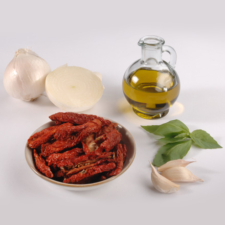 Dried tomatoes with soffritto