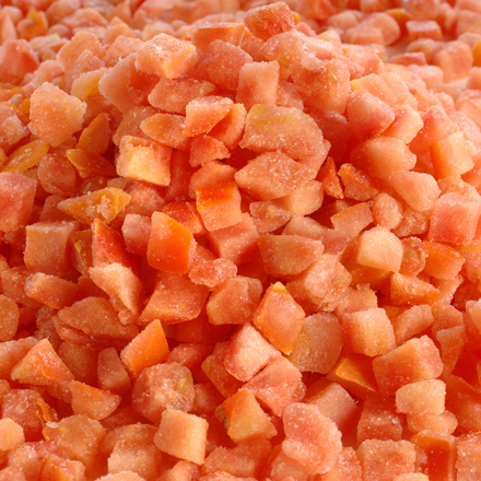Tomatoes, diced, deep-frozen