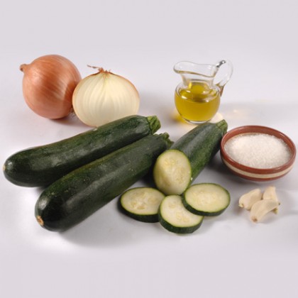 Zucchini, grilled, with soffritto